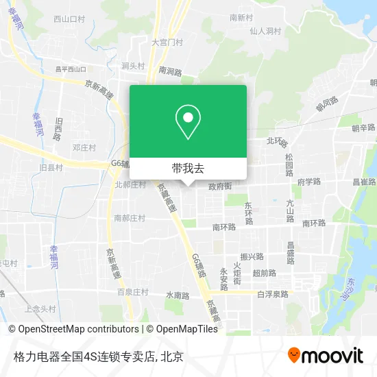 格力电器全国4S连锁专卖店地图
