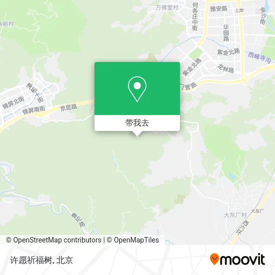 许愿祈福树地图