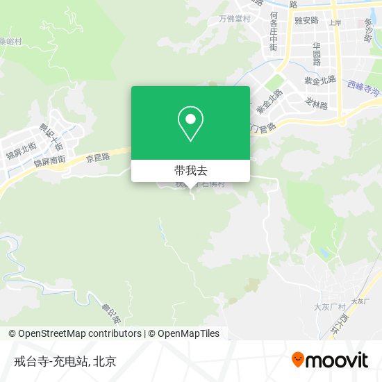 戒台寺-充电站地图