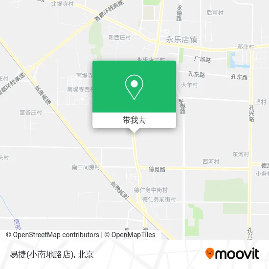 易捷(小南地路店)地图