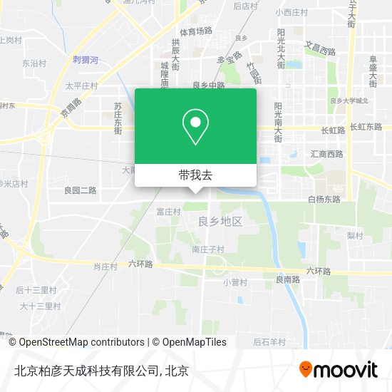 北京柏彦天成科技有限公司地图