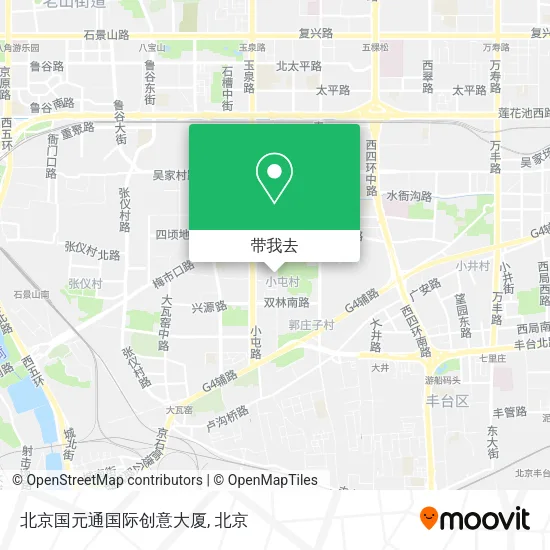 北京国元通国际创意大厦地图