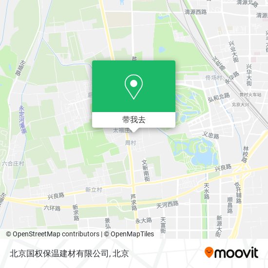 北京国权保温建材有限公司地图