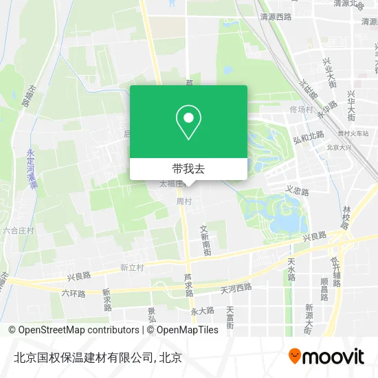 北京国权保温建材有限公司地图