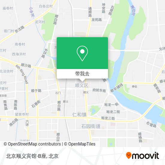 北京顺义宾馆-B座地图