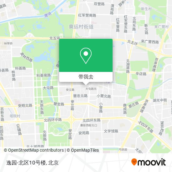 逸园-北区10号楼地图