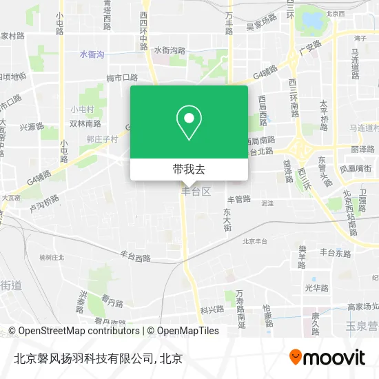 北京磐风扬羽科技有限公司地图