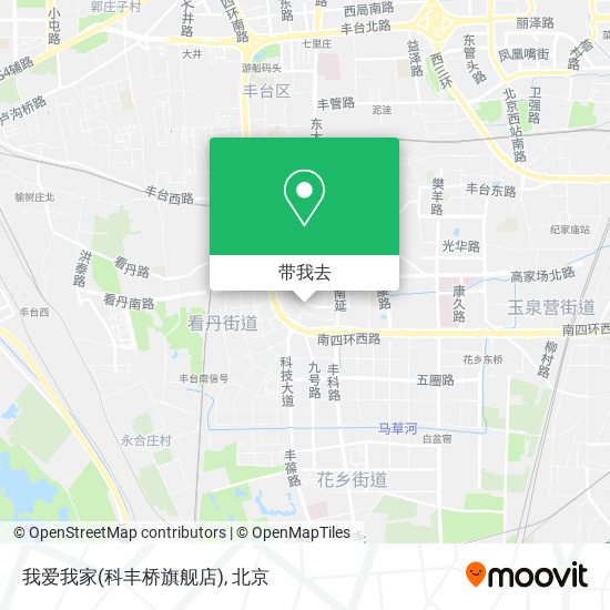 我爱我家(科丰桥旗舰店)地图