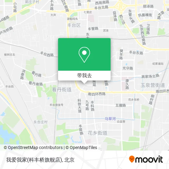 我爱我家(科丰桥旗舰店)地图