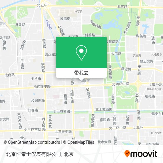 北京恒泰士仪表有限公司地图