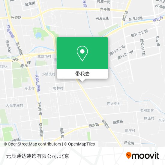 元辰通达装饰有限公司地图