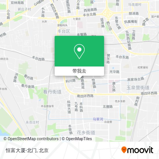 恒富大厦-北门地图