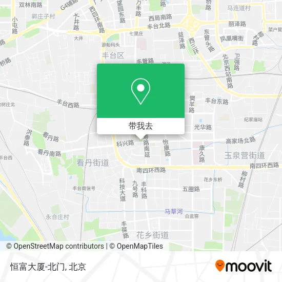 恒富大厦-北门地图
