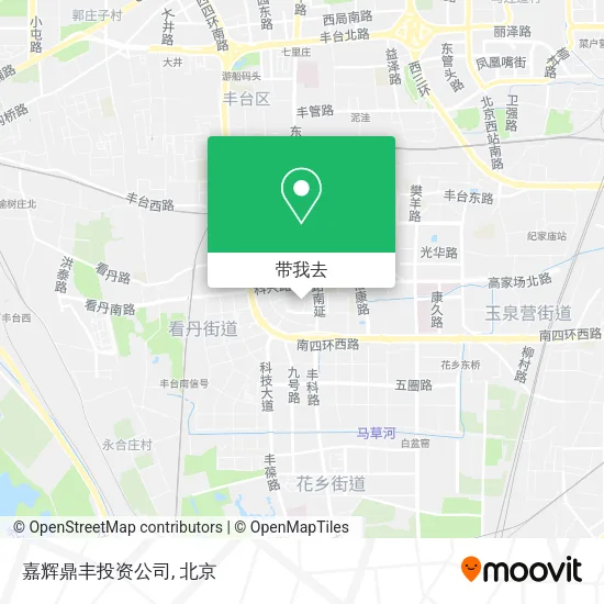 嘉辉鼎丰投资公司地图