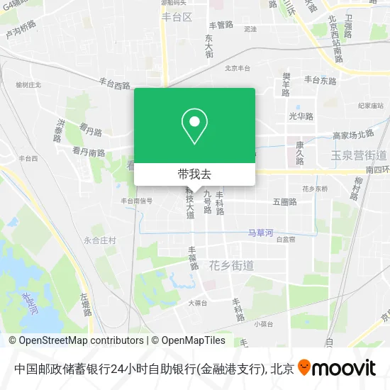 中国邮政储蓄银行24小时自助银行(金融港支行)地图