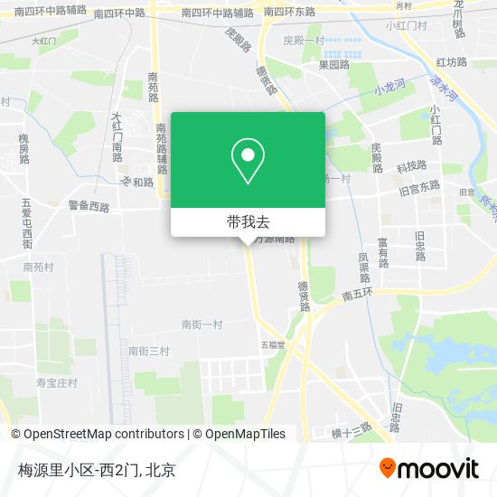 梅源里小区-西2门地图
