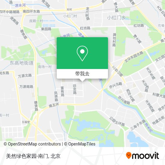 美然绿色家园-南门地图