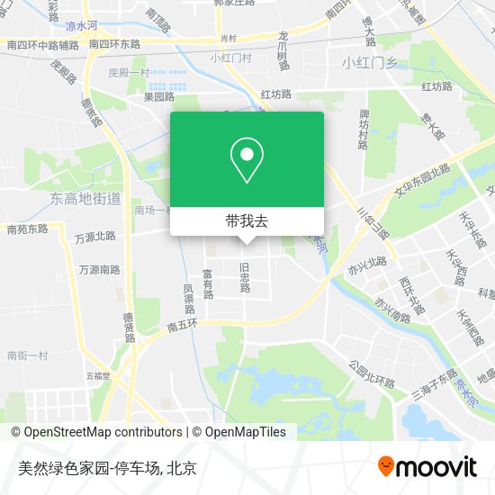 美然绿色家园-停车场地图