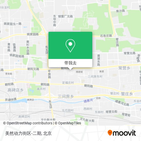 美然动力街区-二期地图