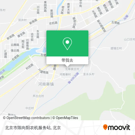 北京市陈向阳农机服务站地图
