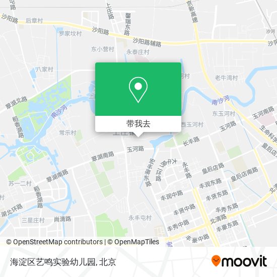 海淀区艺鸣实验幼儿园地图