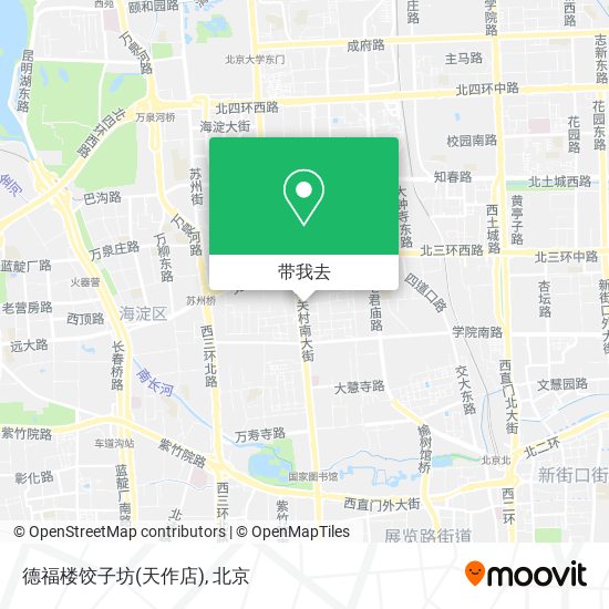 德福楼饺子坊(天作店)地图