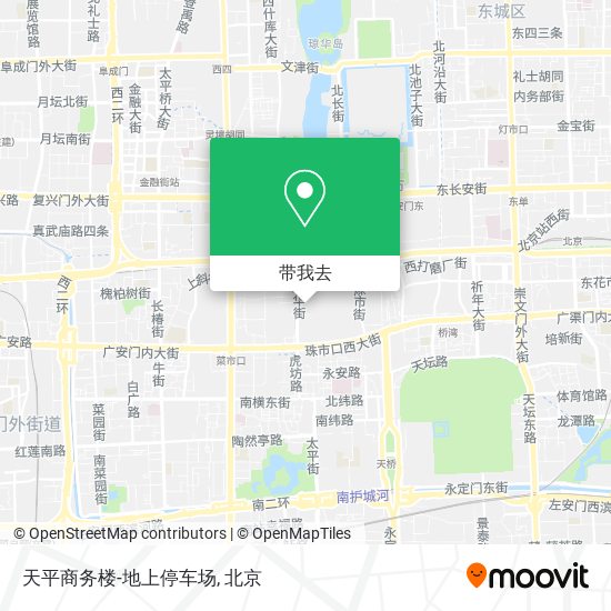 天平商务楼-地上停车场地图