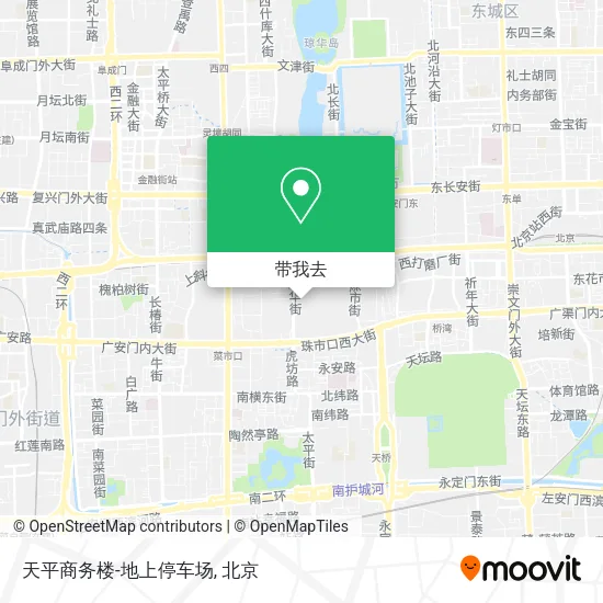 天平商务楼-地上停车场地图