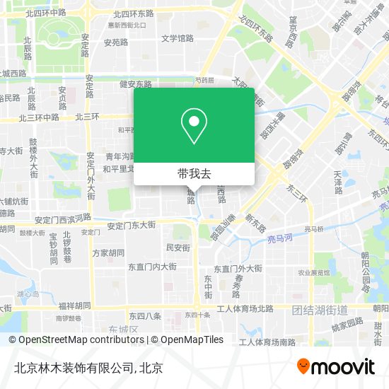 北京林木装饰有限公司地图