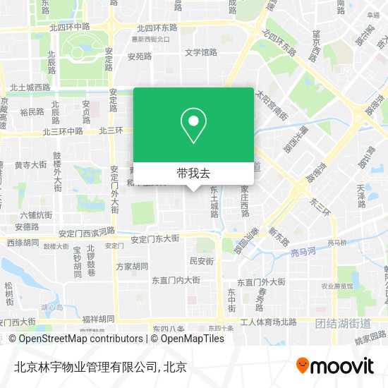 北京林宇物业管理有限公司地图
