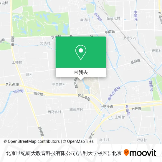 北京世纪研大教育科技有限公司(吉利大学校区)地图