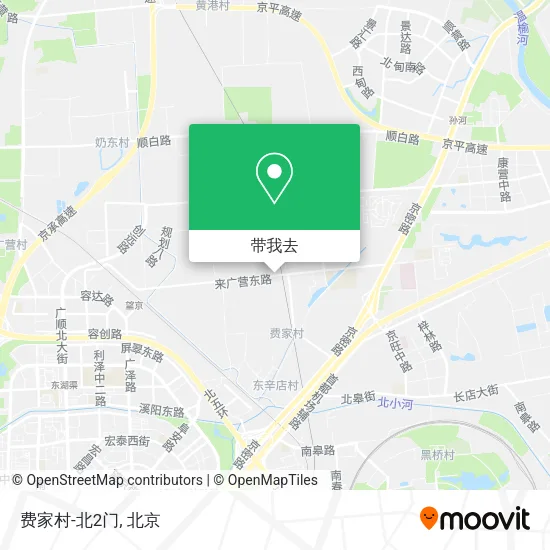 费家村-北2门地图