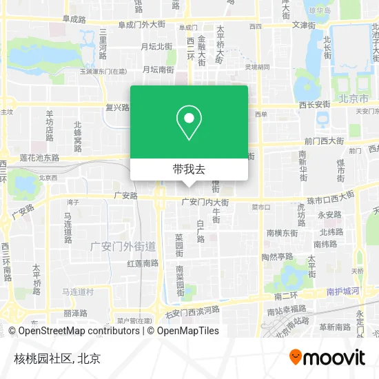 核桃园社区地图