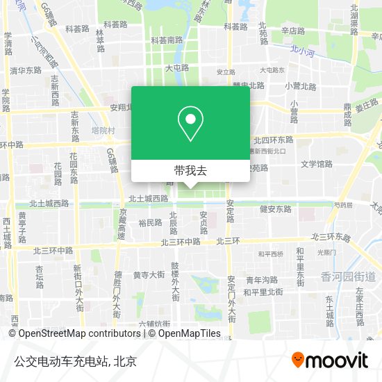 公交电动车充电站地图