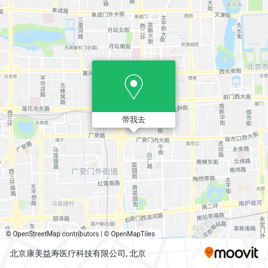 北京康美益寿医疗科技有限公司地图