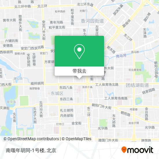 南颂年胡同-1号楼地图