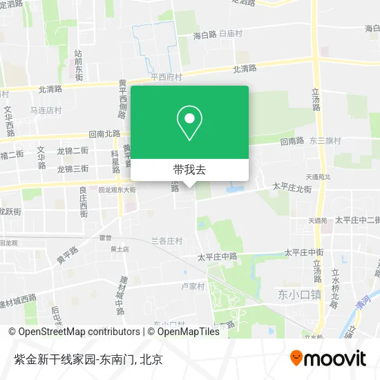 紫金新干线家园-东南门地图