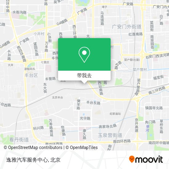 逸雅汽车服务中心地图