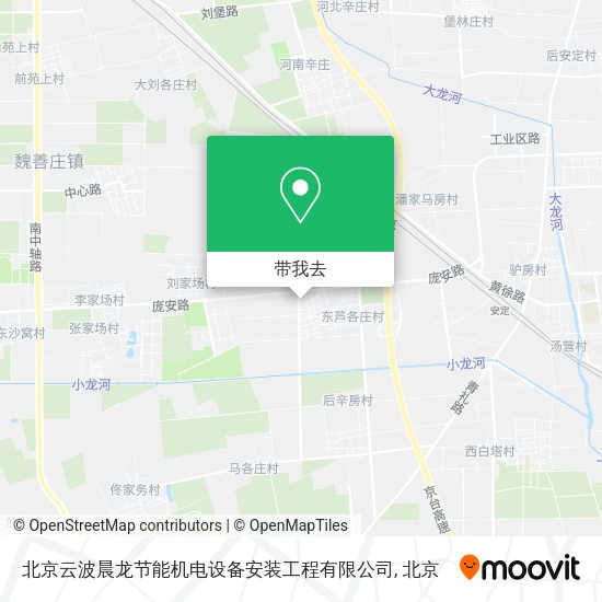 北京云波晨龙节能机电设备安装工程有限公司地图