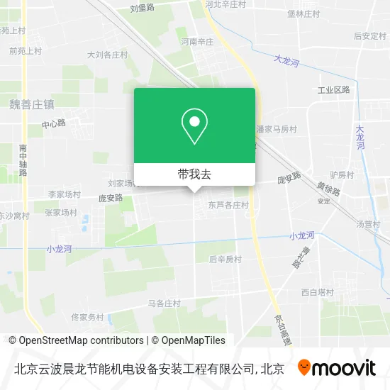 北京云波晨龙节能机电设备安装工程有限公司地图