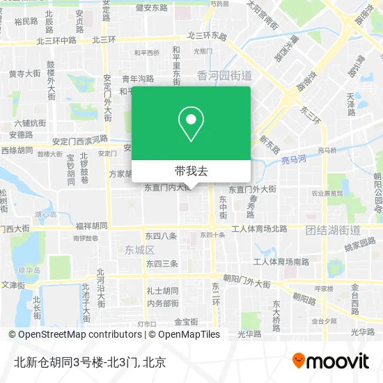北新仓胡同3号楼-北3门地图