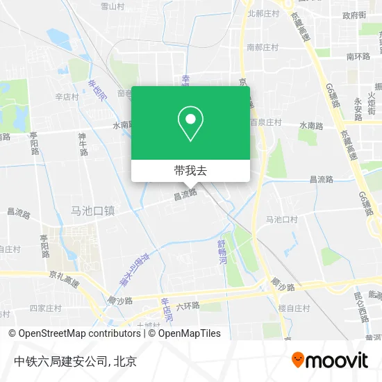 中铁六局建安公司地图