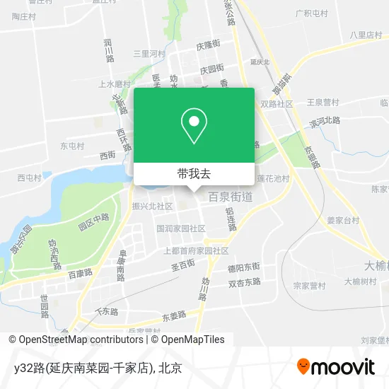 y32路(延庆南菜园-千家店)地图