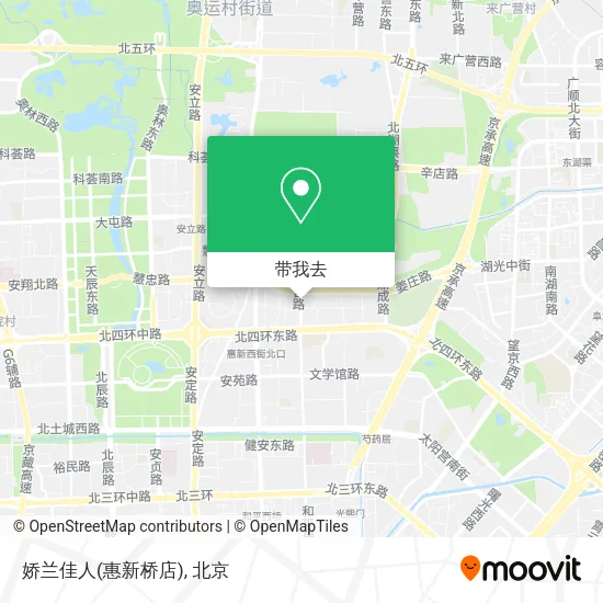 娇兰佳人(惠新桥店)地图
