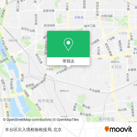 丰台区出入境检验检疫局地图