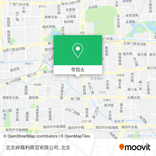 北京婷顺利商贸有限公司地图