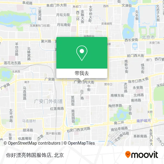 你好漂亮韩国服饰店地图