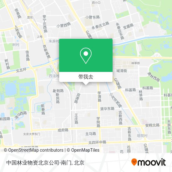 中国林业物资北京公司-南门地图