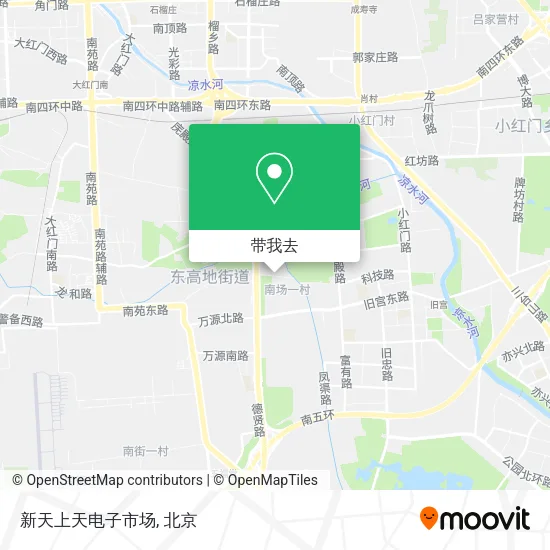 新天上天电子市场地图