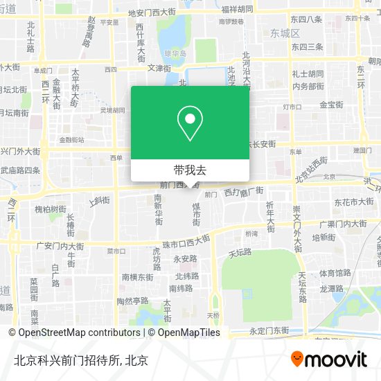 北京科兴前门招待所地图
